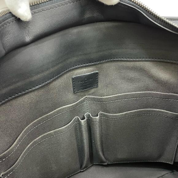 Louis Vuitton Tadao Damier Infini Shoulder Bag Tote Handbag Black - Picture 8 of 12